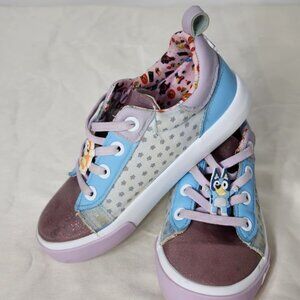 Bluey Cartoon Sneakers Size 12 Kids Multicolor